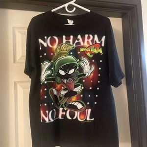 Vintage space jam Marvin the Martian T shirt 1995